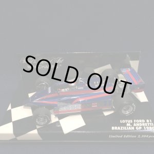 画像: セカンドハンド品●PMA1/43 LOTUS FORD 81 BRAZILIAN GP 1980 (M.アンドレッティ）