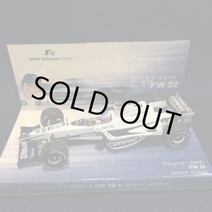 画像: セカンドハンド品●WILLIAMSチーム別注品●PMA 1/43 WILLIAMS BMW FW22 ※前半戦仕様※ (J.バトン)2000 #10