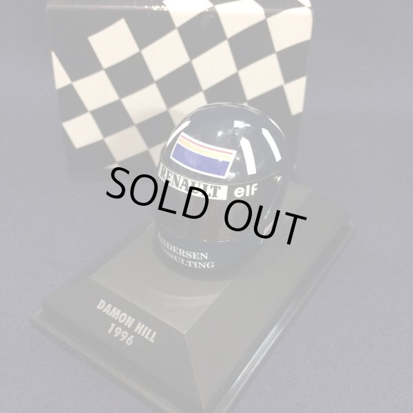 画像1: セカンドハンド品●PMA1/8 WILLIAMS 1996 （D.ヒル）ミニチュアヘルメット