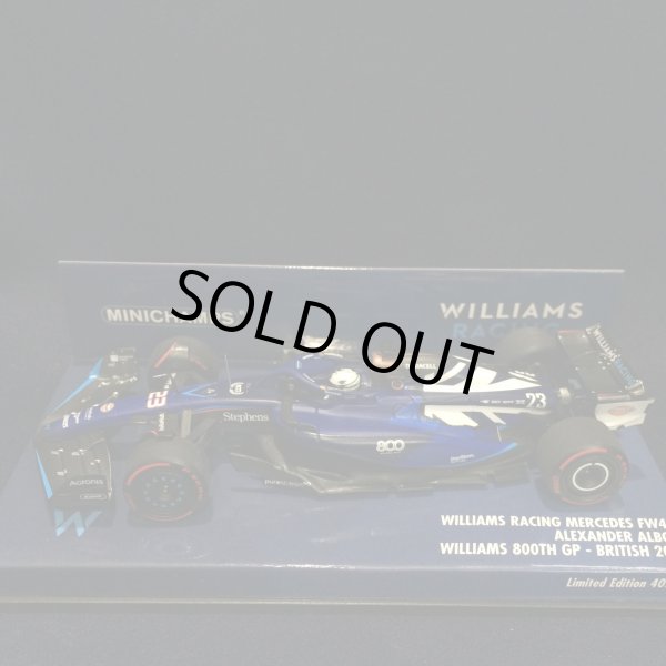 画像1: セカンドハンド品●PMA1/43 WILLIAMS MERCEDES FW45 TEAM 800th GP BRITISH 2023 (A.アルボン）#23