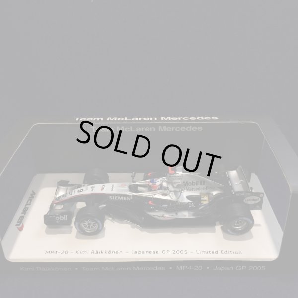 画像1: セカンドハンド品●SPARK 1/43 McLAREN MERCEDES MP4-20 JAPANESE GP 2005 （K.ライコネン）#9
