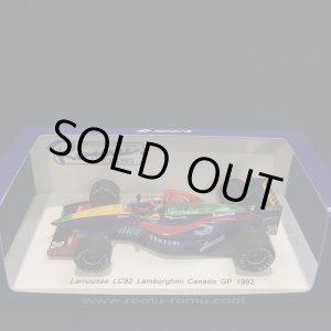 画像: セカンドハンド品●ROMU別注●SPARK 1/43 LARROUSSE LAMBORGHINI LC92 CANADA GP 1992 (片山右京)#30