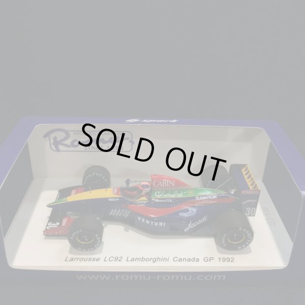 画像1: セカンドハンド品●ROMU別注●SPARK 1/43 LARROUSSE LAMBORGHINI LC92 CANADA GP 1992 (片山右京）#30