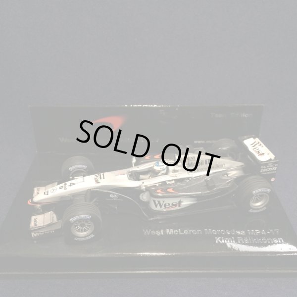 画像1: セカンドハンド品●タバコ仕様：チーム別注●PMA1/43 WEST McLAREN MERCEDES MP4-17 (K.ライコネン）#4