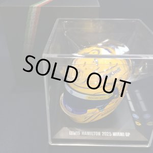 画像: 新品正規入荷品●LOOKSMART 1/5 FERRARI F1 MIAMI GP 2025 (L.ハミルトン）ミニヘルメット