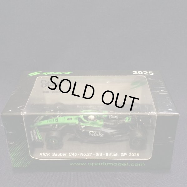 画像1: 新品正規入荷品●SPARK 1/64 KICK SAUBER C45 3rd BRITISH GP 2025 (N.ヒュルケンベルグ）#27