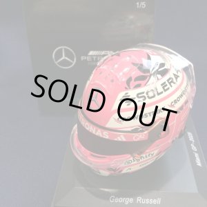 画像: 新品正規入荷品●SPARK1/5 MERCEDES F1 MIAMI GP 2025 (G.ラッセル）ミニヘルメット