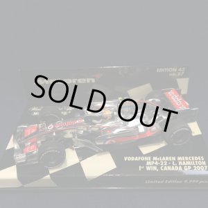 画像: セカンドハンド品●PMA 1/43 VODAFONE McLAREN MERCEDES MP4-22 1st WIN CANADA GP 2007 (L.ハミルトン）#2