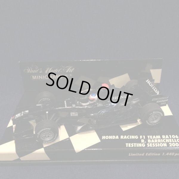 画像1: セカンドハンド品●PMA1/43 HONDA RA106 TESTING SESSION 2006 (R.バリチェロ）