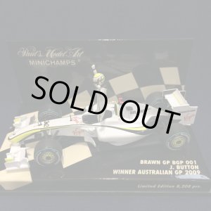 画像: セカンドハンド品●PMA 1/43 BRAWN GP BGP 001 WINNER AUSTRALIAN GP 2009 (J.バトン）#22