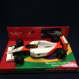 画像: セカンドハンド品●PMA1/43 RG別注 SENNA 50th McLAREN HONDA MP4/6 (A.セナ） 1991 #1