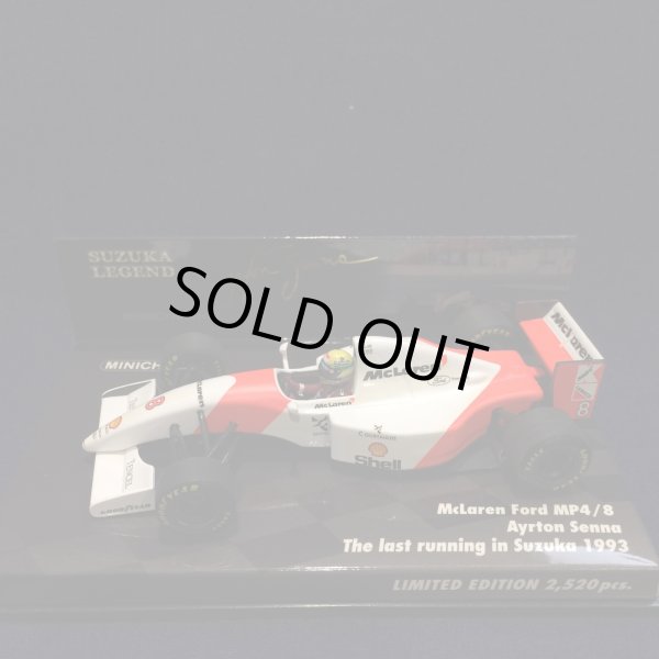 画像1: セカンドハンド品●鈴鹿レジェンド●PMA1/43 McLAREN FORD MP4/8 The last running in Suzuka 1993 (A.セナ）1993 #8