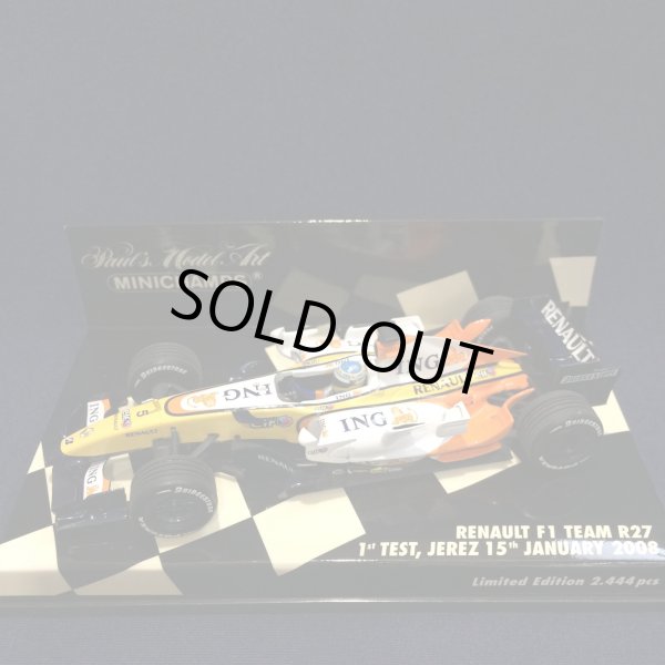 画像1: セカンドハンド品●PMA1/43 RENAULT R27 1st TEST JEREZ 2008 (F.アロンソ）#5
