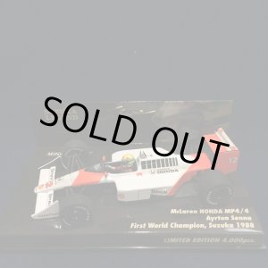 画像: セカンドハンド品●鈴鹿レジェンド●PMA1/43 McLAREN HONDA MP4/4 FIRST WORLD CHAMPION SUZUKA 1988 (A.セナ）#12
