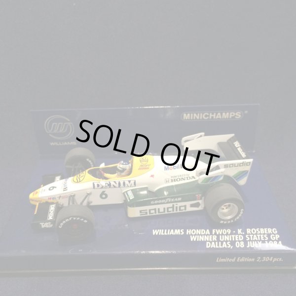 画像1: セカンドハンド品●PMA1/43 WILLIAMS HONDA FW09 WINNER UNITED STATES GP 1984 （K.ロズベルグ）#6