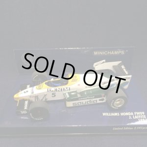 画像: セカンドハンド品●PMA1/43 WILLIAMS HONDA FW09（J.ラフィー）1984 #5