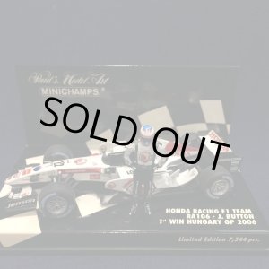 画像: セカンドハンド品●PMA1/43 HONDA RA106 1st WIN HUNGARY GP 2006 (J.バトン) #12