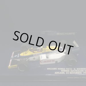 画像: セカンドハンド品●PMA1/43 WILLIAMS HONDA FW10 WINNER AUSTRALIAN GP 1985 (K.ロズベルグ）#5