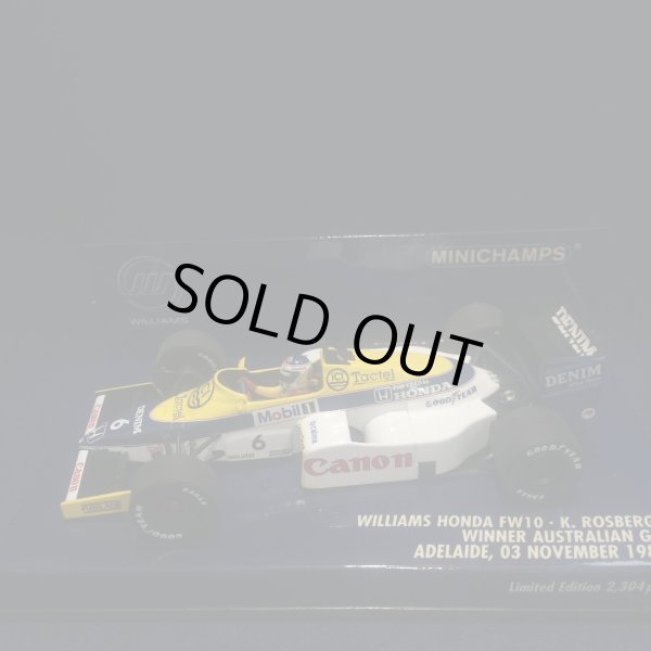 画像1: セカンドハンド品●PMA1/43 WILLIAMS HONDA FW10 WINNER AUSTRALIAN GP 1985 (K.ロズベルグ）#5