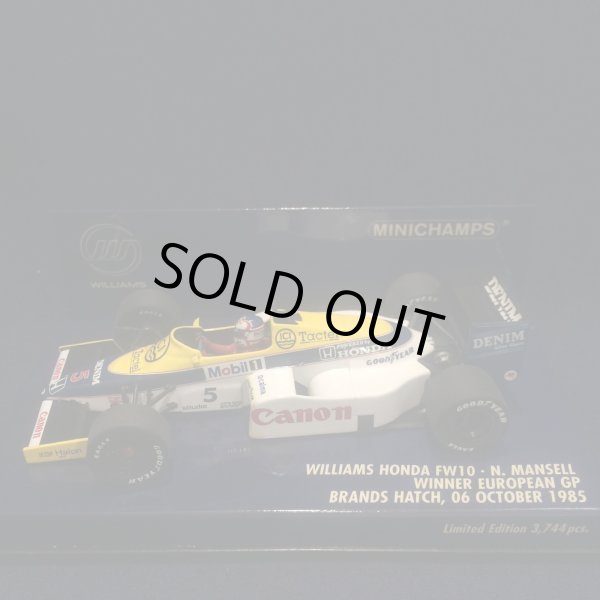 画像1: セカンドハンド品●PMA1/43 WILLIAMS HONDA FW10 WINNER EUROPEAN GP 1985 (N.マンセル）#5