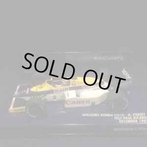 画像: セカンドハンド品●PMA1/43 WILLIAMS HONDA FW10 TEST PAUL RICARD (N.ピケ）1985 #5