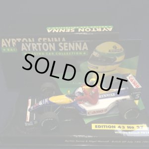 画像: セカンドハンド品●PMA1/43 セナコレNo27 WILLIAMS RENAULT FW14 BRITISH GP RIDE ON (A.セナ&N.マンセル）1991#5