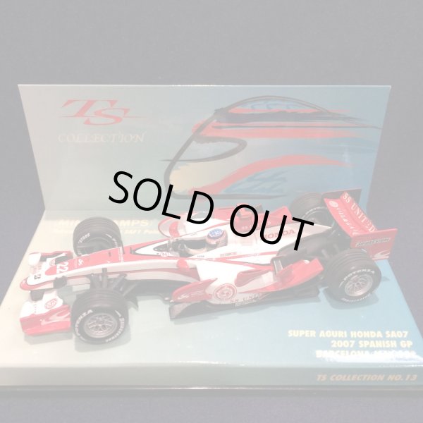 画像1: セカンドハンド品●TSコレクション●PMA1/43 SUPER AGURI HONDA SA07 BARCELONA GP 2007 (佐藤琢磨）#16