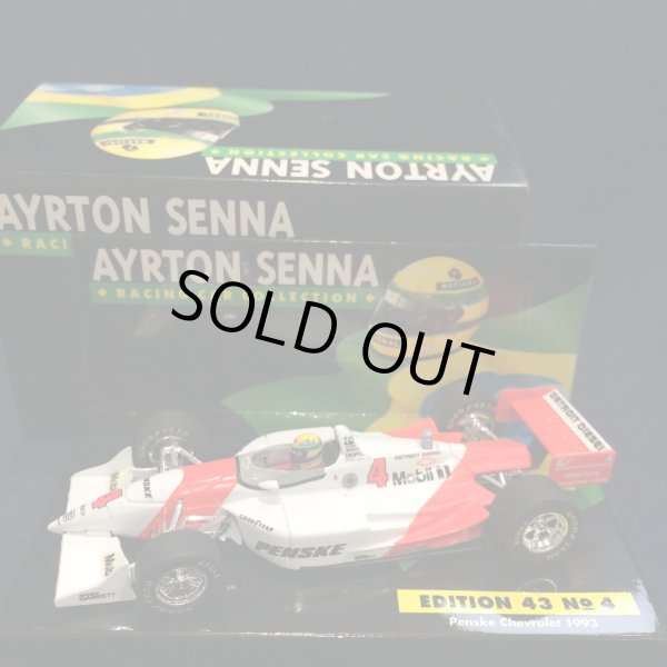 画像1: セカンドハンド品●PMA1/43 セナコレNo4 PENSKE CHEVROLET 1993 (A.セナ）#4
