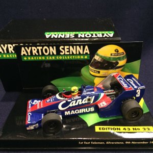 画像: セカンドハンド品●PMA1/43 セナコレNo22 TOLEMAN HART TG183B 1st TEST SILVERSTONE 1983 (A.セナ）#35