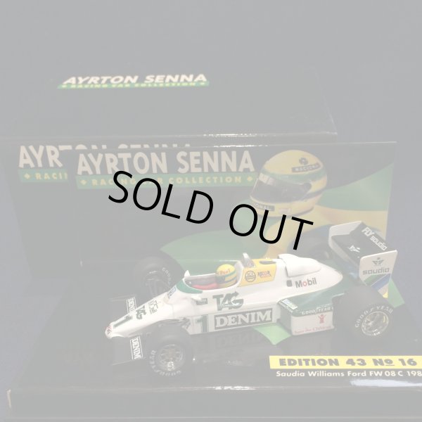 画像1: セカンドハンド品●PMA1/43 セナコレNo16 WILLIAMS FORD FW08C 1983 (A.セナ）