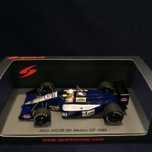 画像: 新品正規入荷品●SPARK 1/43 AGS JH23B 6th MEXICO GP 1989 (G.TARQUINI) #40