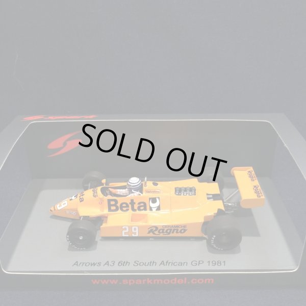 画像1: 新品正規入荷品●SPARK 1/43 ARROWS A3 6th SOUTH AFRICAN GP 1981 (R.パトレーゼ）#29