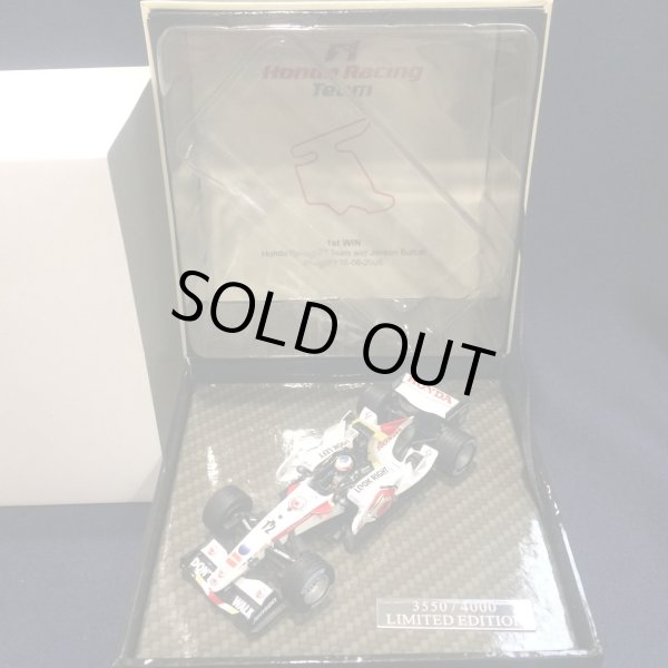 画像1: セカンドハンド品●ギフトBOX：HONDA別注●1/43 HONDA RA106 1st WIN HUNGARY GP 2006 (J.バトン）#12