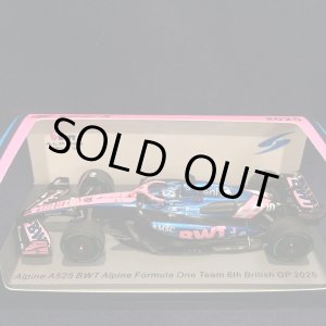 画像: 新品正規入荷品●SPARK 1/43 BWT ALPINE A525 6th BRITISH GP 2025 (P.ガスリー）#10