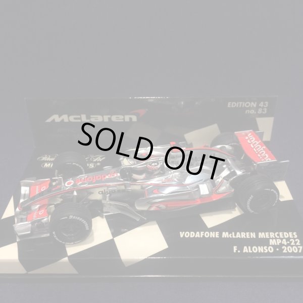 画像1: セカンドハンド品●PMA1/43 VODAFONE McLAREN MERCEDES MP4-22 (F.アロンソ）#1