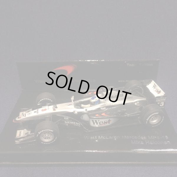 画像1: セカンドハンド品●チーム別注●純正たばこ仕様●PMA1/43 McLAREN MERCEDES MP4/16 (M.ハッキネン）#3