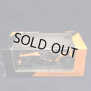 画像: 新品正規入荷品●SPARK 1/64 McLAREN MCL39 WINNER CHINESE GP 2025 (O.ピアストリ）#81
