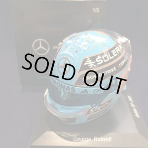 画像: 新品正規入荷品●SPARK1/5 MERCEDES F1 BRITSH GP 2025 (G.ラッセル）ミニヘルメット