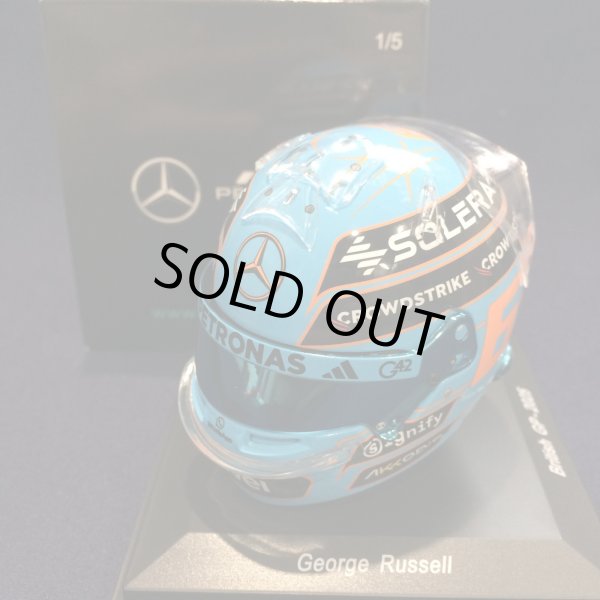 画像1: 新品正規入荷品●SPARK1/5 MERCEDES F1 BRITSH GP 2025 (G.ラッセル）ミニヘルメット