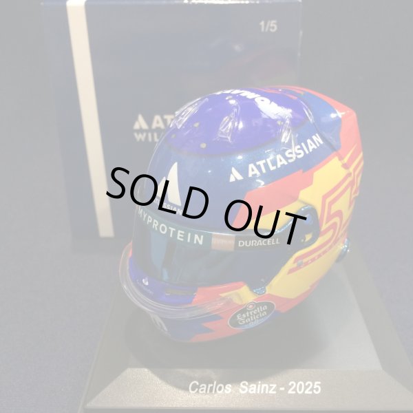 画像1: 新品正規入荷品●SPARK1/5 WILLIAMS F1 2025 (C.サインツ）ミニヘルメット