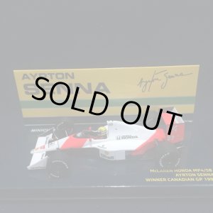 画像: セカンドハンド品●PMA1/43 McLAREN HONDA MP4/5B WINNER CANADIAN GP 1990（A.セナ）#27