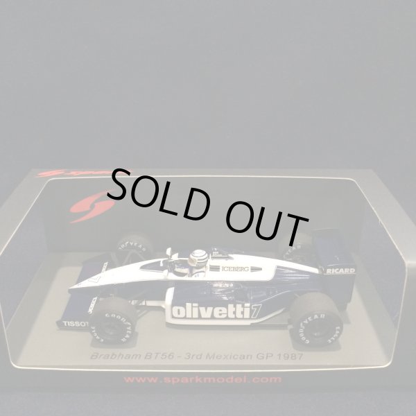 画像1: セカンドハンド品●SPARK1/43 BRABHAM BT56 3rd MEXICAN GP 1987 (R.パトレーゼ) #7