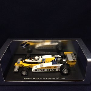 画像: セカンドハンド品●SPARK1/43 RENAULT RE20B ARGENTINA GP (R.アルヌー) #16