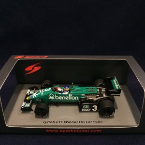 画像: セカンドハンド品●SPARK 1/43 TYRRELL 011 WINNER US GP 1983 (M.アルボレート）#3