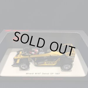 画像: セカンドハンド品●SPARK 1/43 MINARDI M187 DETROIT GP 1987 (A.CAMPOS) #23