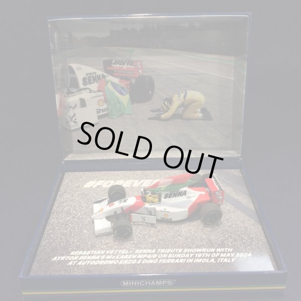 画像1: 新品正規入荷品●ギフトBOX入●PMA1/43 McLAREN FORD MP4/8 TRIBUTE IMOLA 2024 (S.ベッテル）