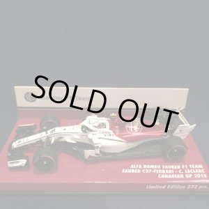 画像: セカンドハンド品●CK-MODELCARS別注●PMA1/43 ALFA ROMEO SAUBER FERRARI C37 CANADIAN GP 2018 (C.ルクレール）#16