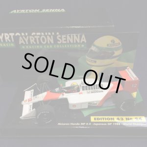 画像: セカンドハンド品●PMA1/43 セナコレNo24 McLAREN HONDA MP4/4 JAPANESE GP WORLD CHAMPION (A.セナ）1988 #12