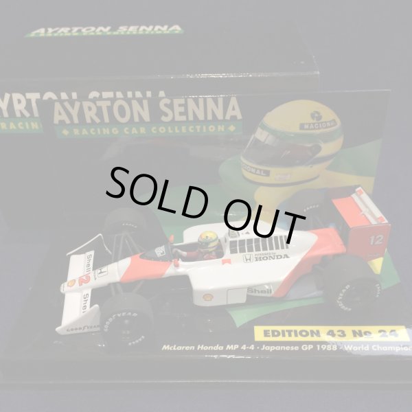 画像1: セカンドハンド品●PMA1/43 セナコレNo24 McLAREN HONDA MP4/4 JAPANESE GP WORLD CHAMPION (A.セナ）1988 #12