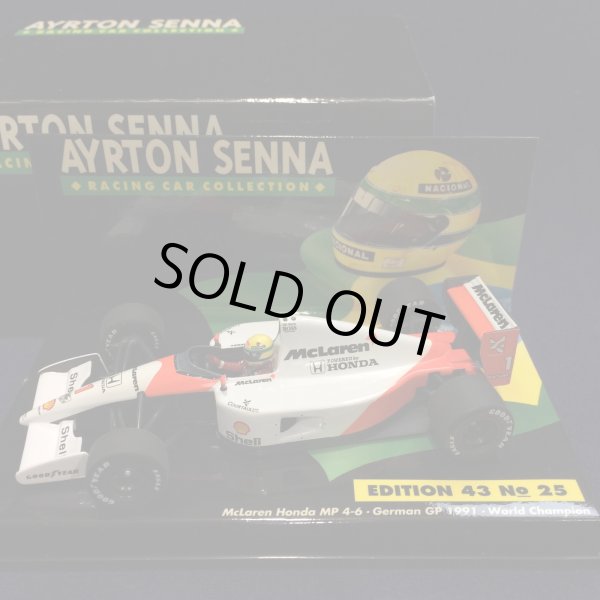 画像1: セカンドハンド品●PMA1/43 セナコレNo25 McLAREN HONDA MP4/6 GERMAN GP WORLD CHAMPION (A.セナ）1991#1